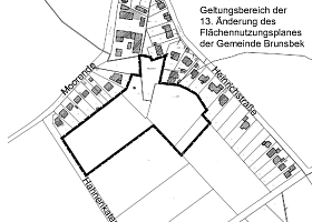 F-Plan Gemeinde Brunsbek © Amt Siek