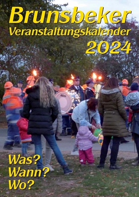 Veranstaltungskalender Brunsbek 2024 © Gemeinde Brunsbek